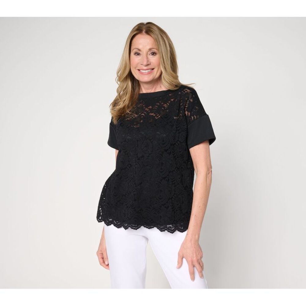 BEAUTIFUL by Lawrence Zarian Women's Top Sz L Make Your Selection: Black